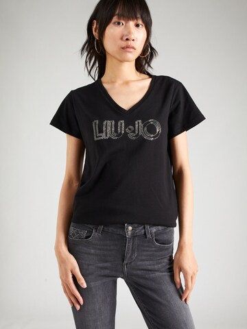 Liu Jo - Camiseta en negro: frente