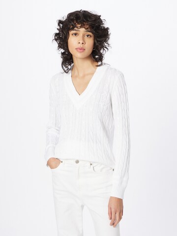 Pullover 'MEREN' di Lauren Ralph Lauren in bianco: frontale