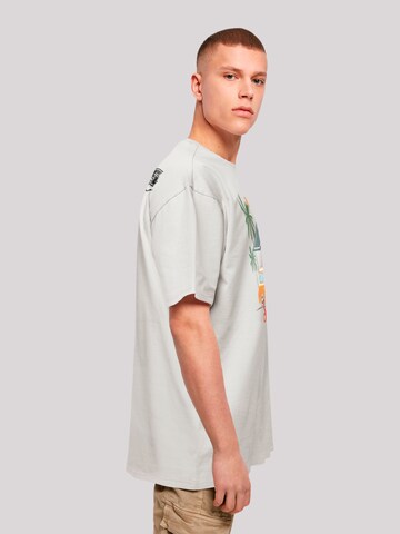 F2 Shirt 'Be Happy And Surf Bulli Sommer' in Grey