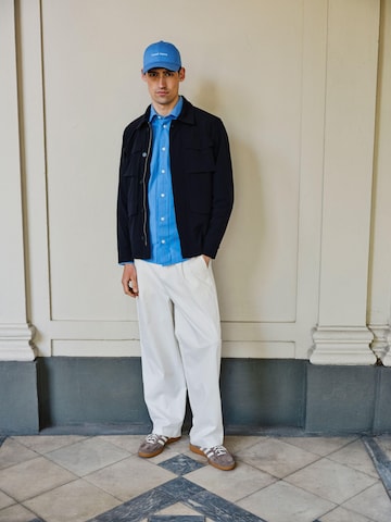 Loosefit Pantalon à pince 'CFAmundsen' Casual Friday en blanc