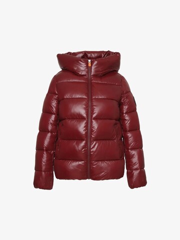 SAVE THE DUCK Winterjacke 'LOVE' in Rot: Vorderseite