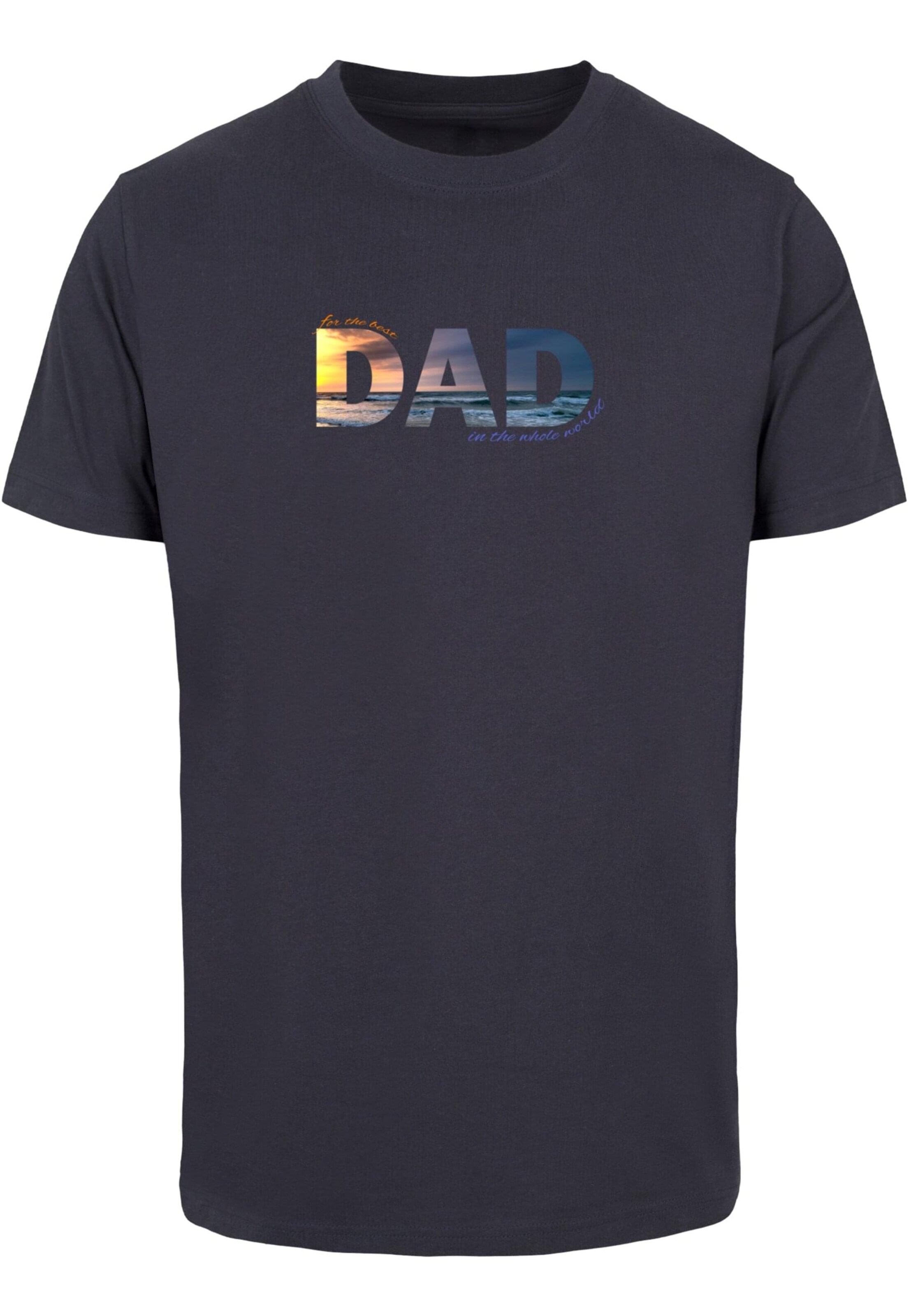 T-Shirt 'For The Best Dad' Merchcode en bleu : devant
