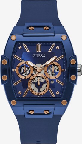 GUESS - Reloj analógico en azul: frente