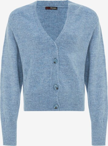 CIPO & BAXX Knit Cardigan in Blue: front