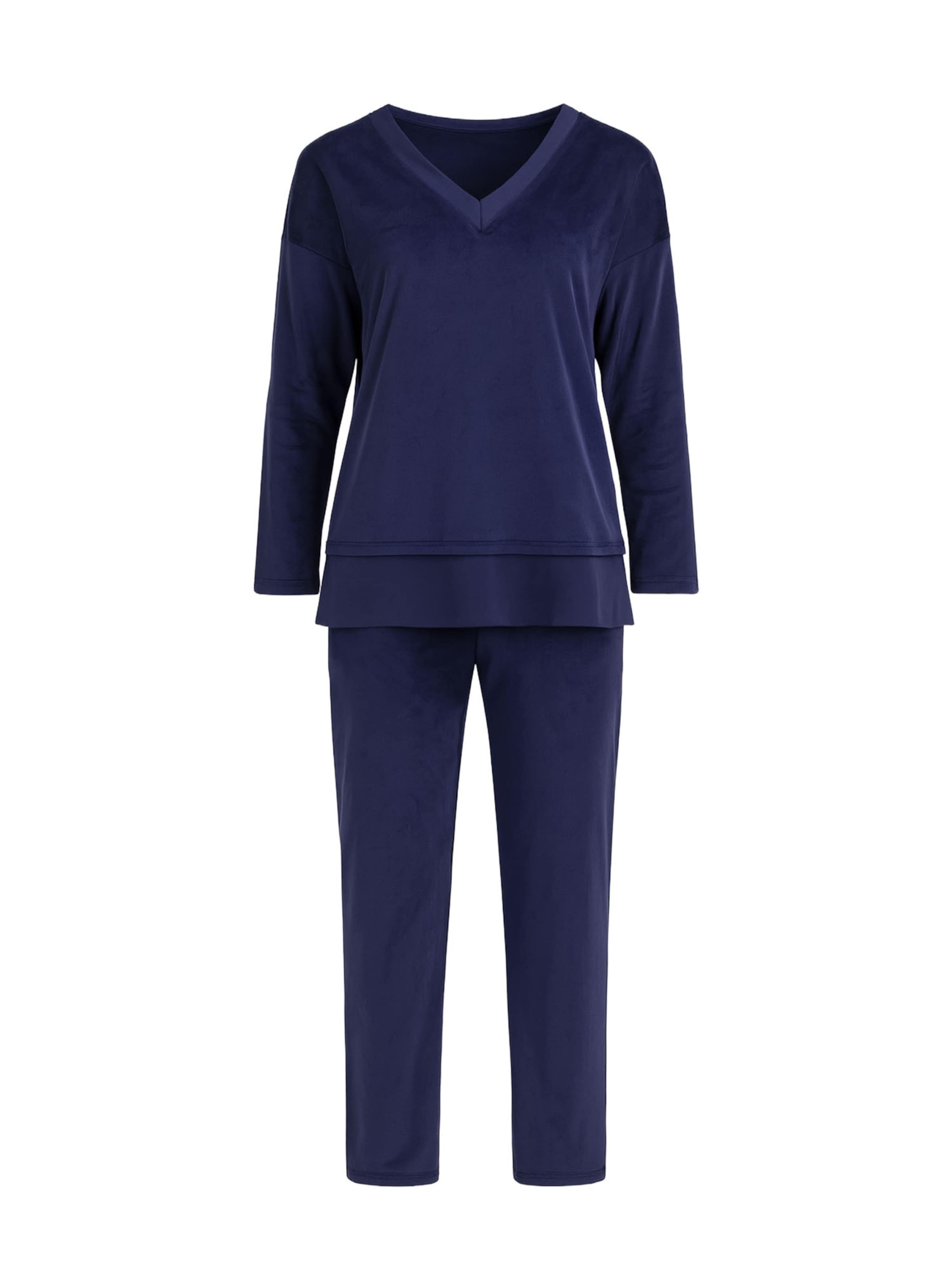 Goldenbay - Pijama 'Classic' en azul: frente