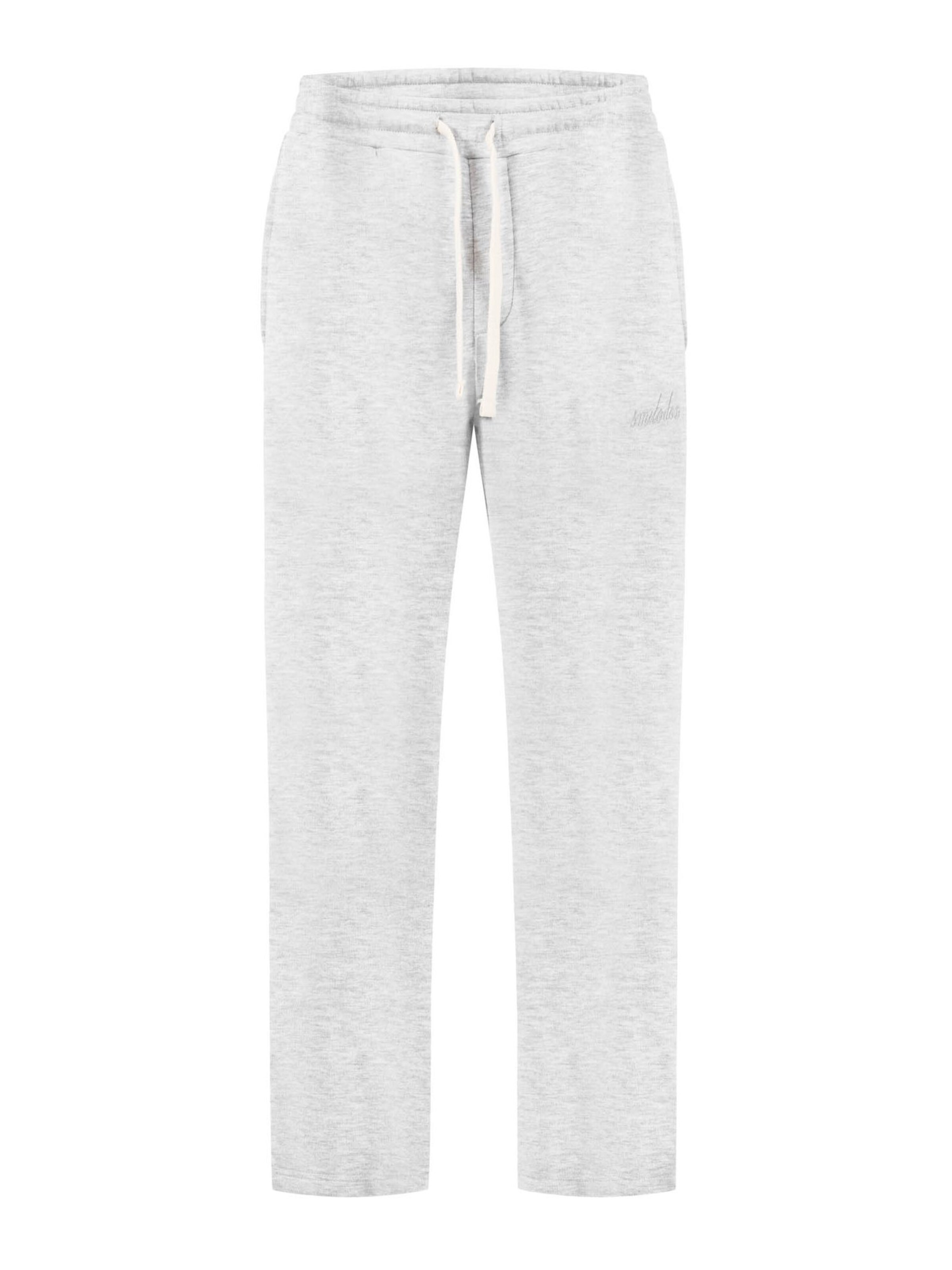Smilodox Loosefit Broek in Grijs: voorkant
