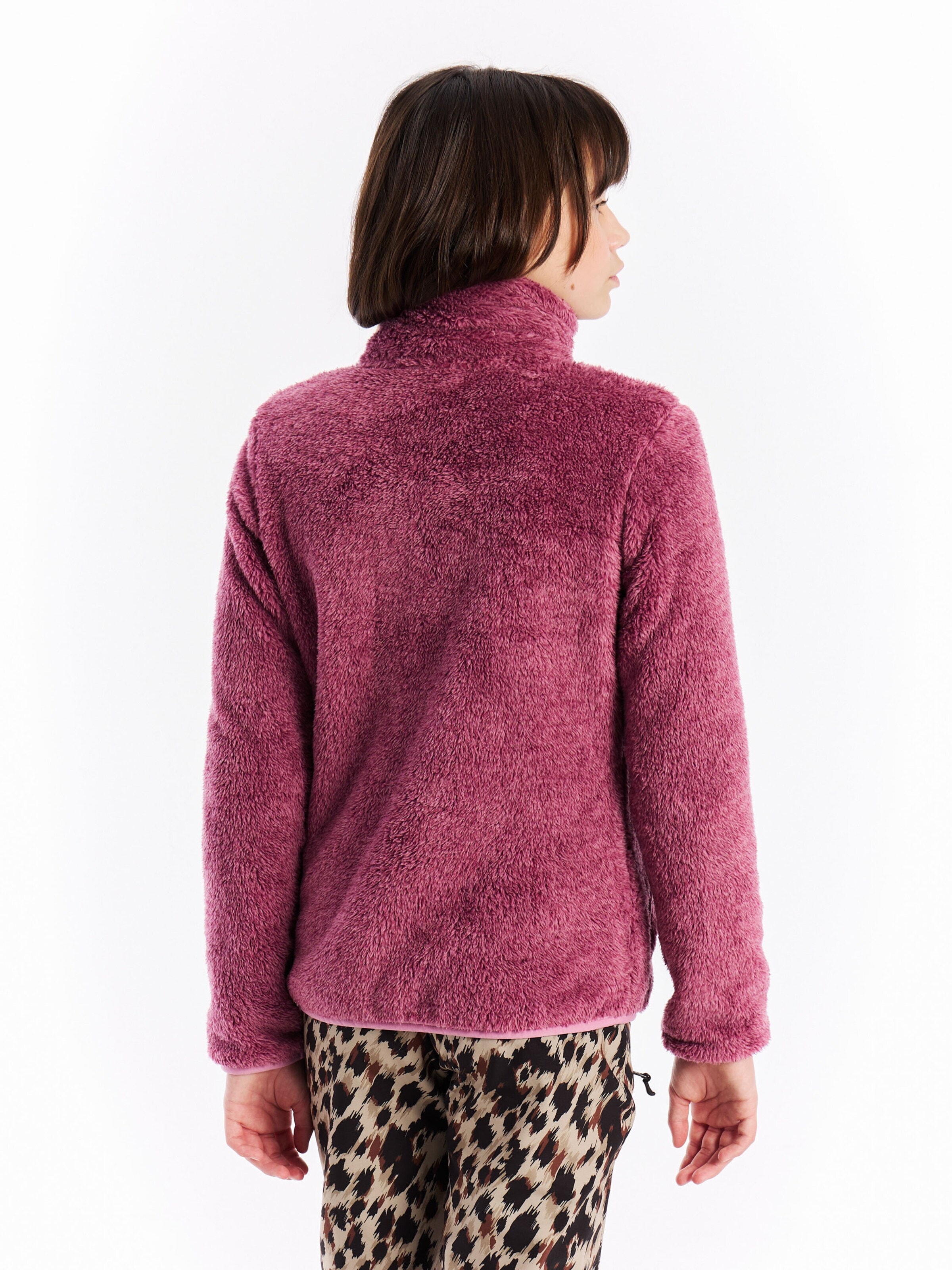 PROTEST Fleece jacket 'Riri JR' in Pink