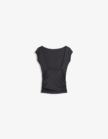 Bershka Shirt in Black