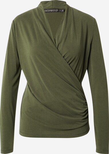 SOAKED IN LUXURY Blusa 'Columbine' em verde escuro, Vista do produto