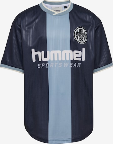 Hummel Sportshirt 'Loose Ball' in Blau: Vorderseite