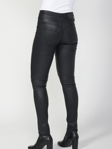 KOROSHI Slimfit Broek in Zwart