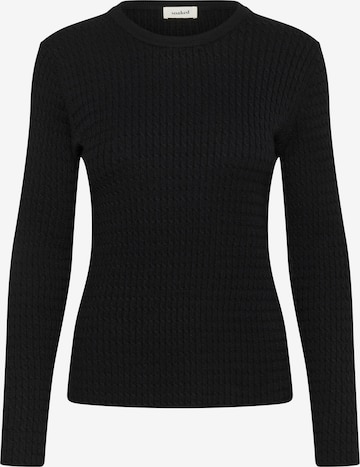 Pull-over 'SLSpina' SOAKED IN LUXURY en noir : devant