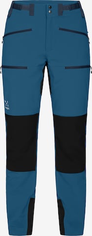 Haglöfs Regular Outdoor Pants in Blue: front