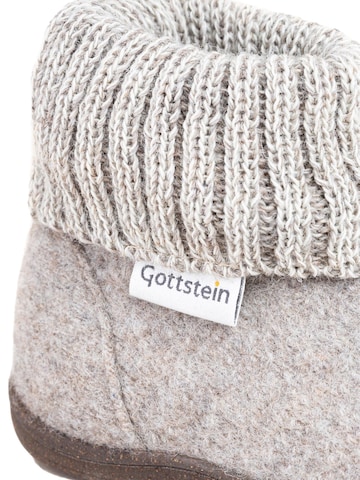 Gottstein Slippers 'Alpine Boot RU' in Beige