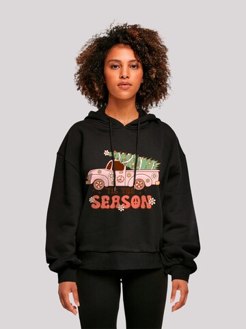 F4NT4STIC Sweatshirt 'Tis The Season Christmas' in Black: front