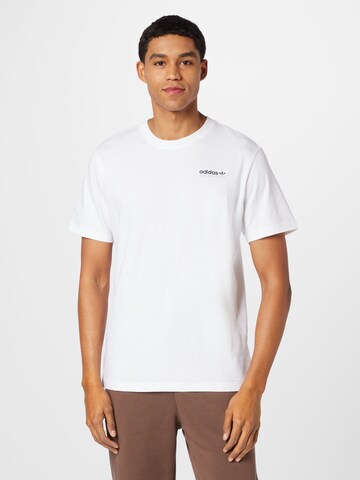 ADIDAS ORIGINALS Shirt 'Adventure Mountain Back' in White: front