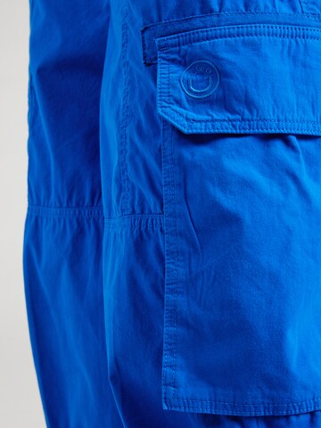 Tapered Pantaloni cargo 'Hafison' di HUGO in blu