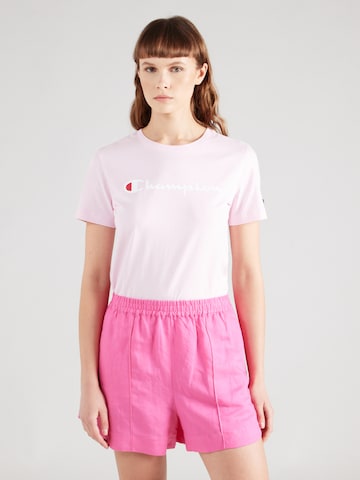 Champion Authentic Athletic Apparel T-shirt i rosa: framsida