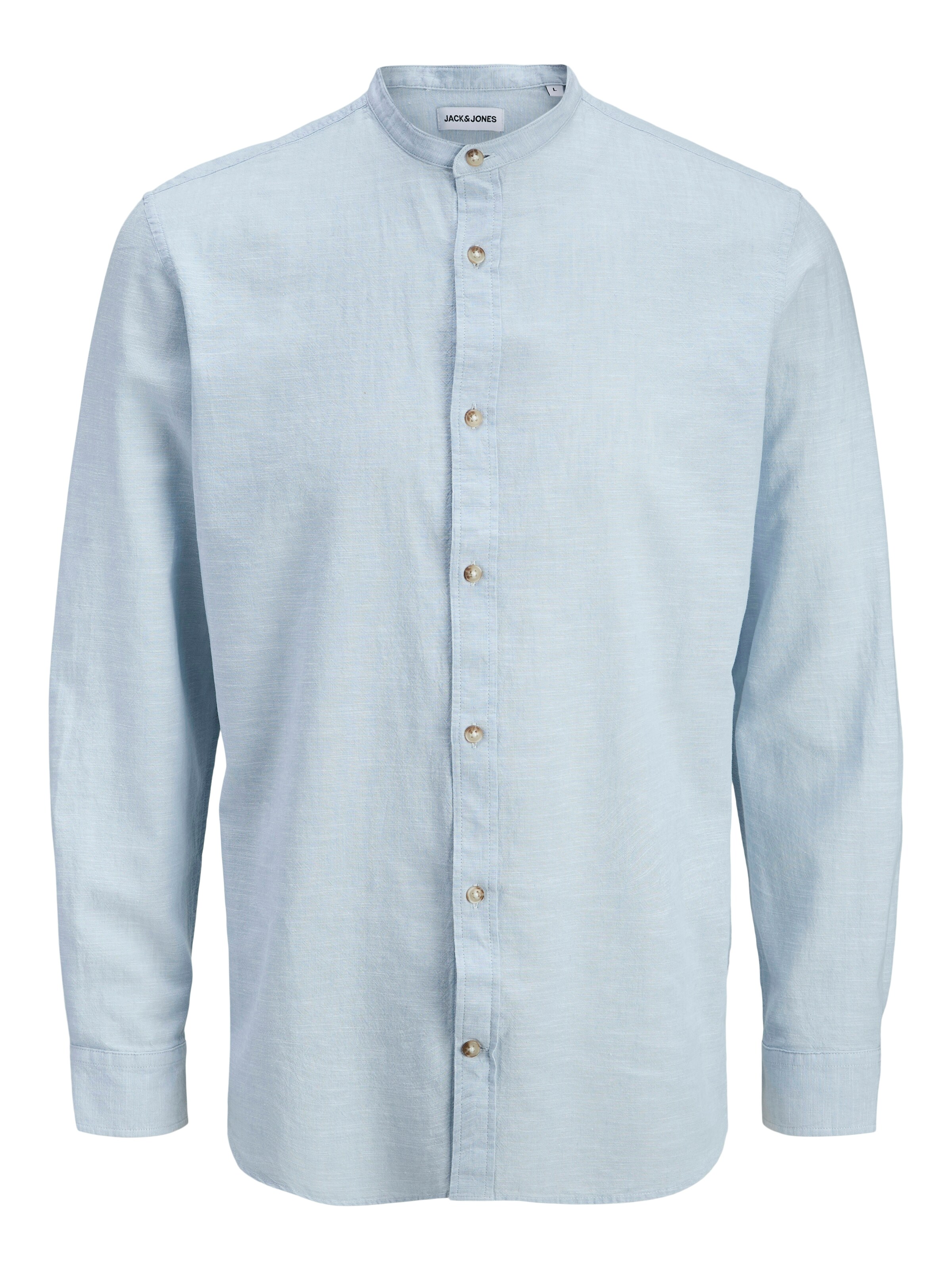JACK & JONES Button Up Shirt in Blue: front