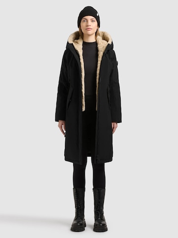 khujo - Sobretudo de inverno ' CIELA ' em preto
