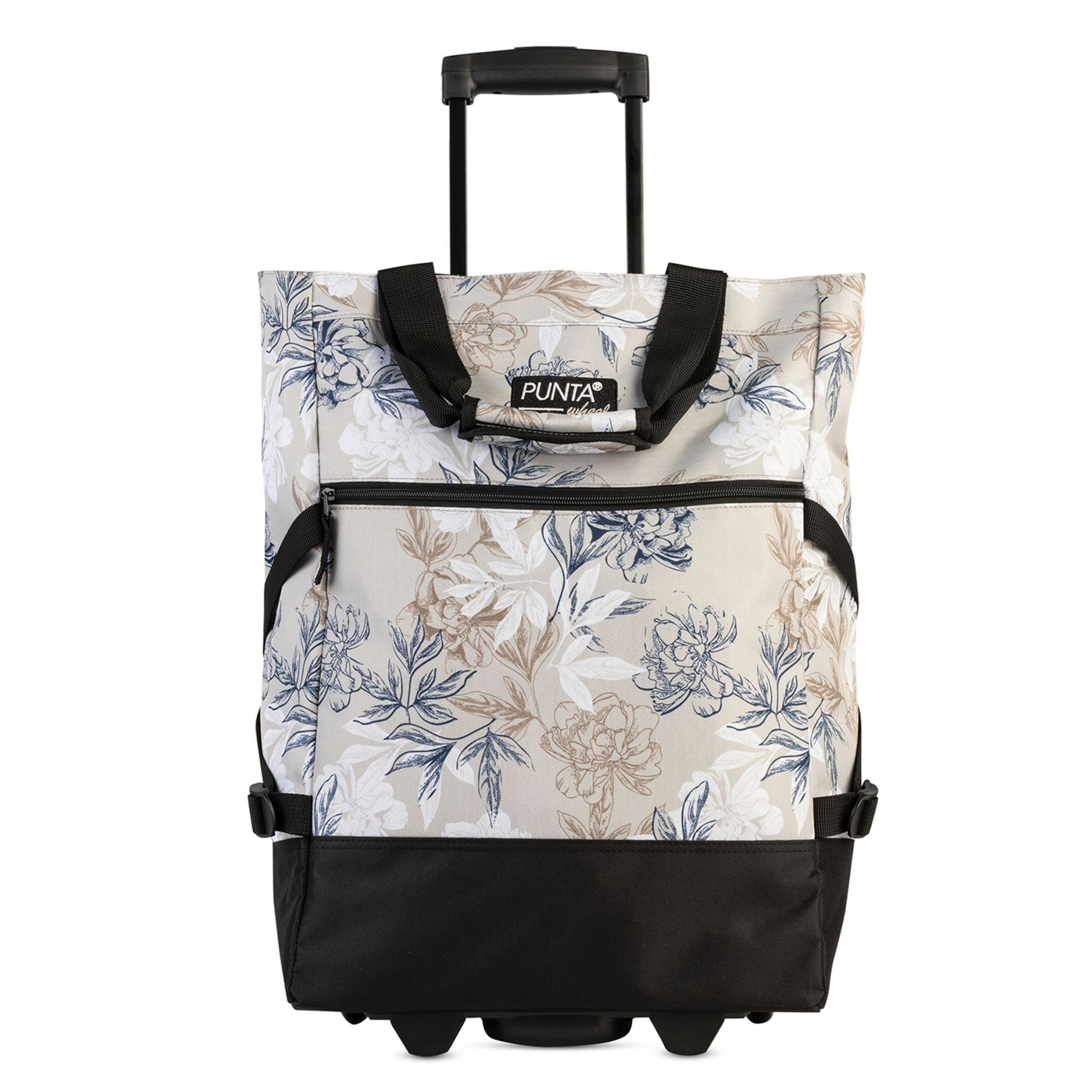 Punta Trolley 'Print' in Beige: front