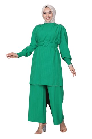 MODAMIHRAM Broekpak in Groen: voorkant