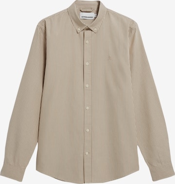 ARMEDANGELS Hemd QUAASA STRIPES in Beige: Vorderseite