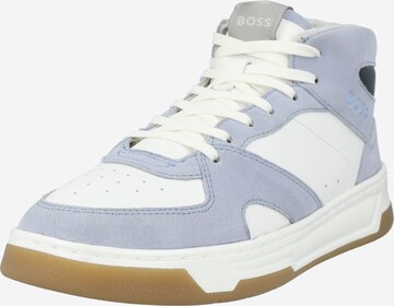 Sneaker alta 'Baltimore' di BOSS in blu: frontale