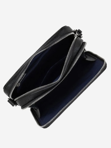 LANCASTER ParisTorba preko ramena 'Homme Cuir Delphino Lucas' - crna boja