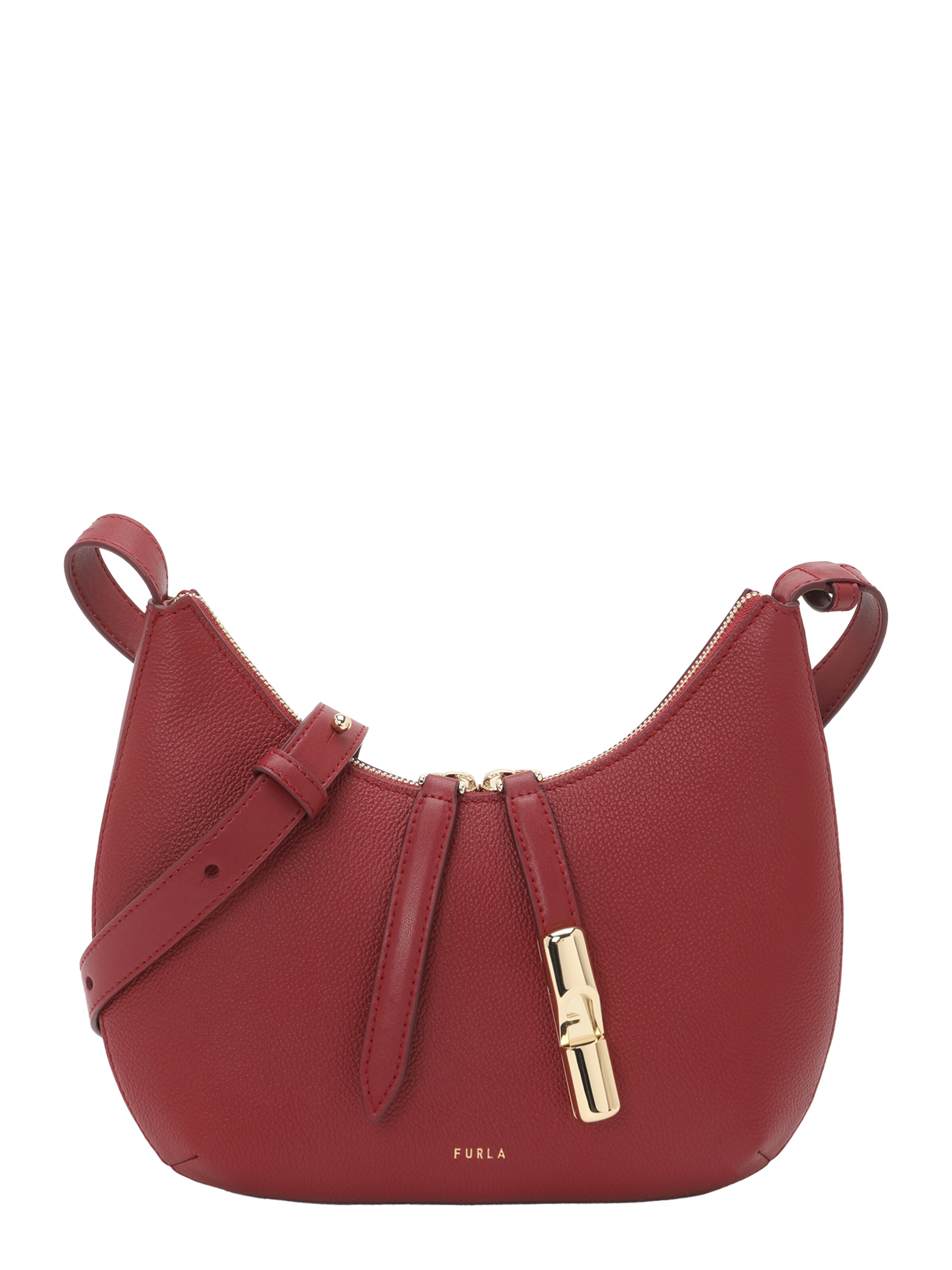 FURLA Shoulder Bag 'Goccia' in Red: front