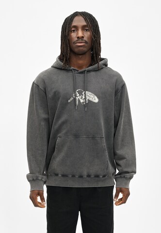 Cleptomanicx Sweatshirt 'Artefacts' in Black: front
