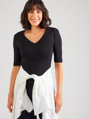 T-shirt QS en gris : devant