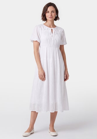 Usha - Vestido en blanco: frente