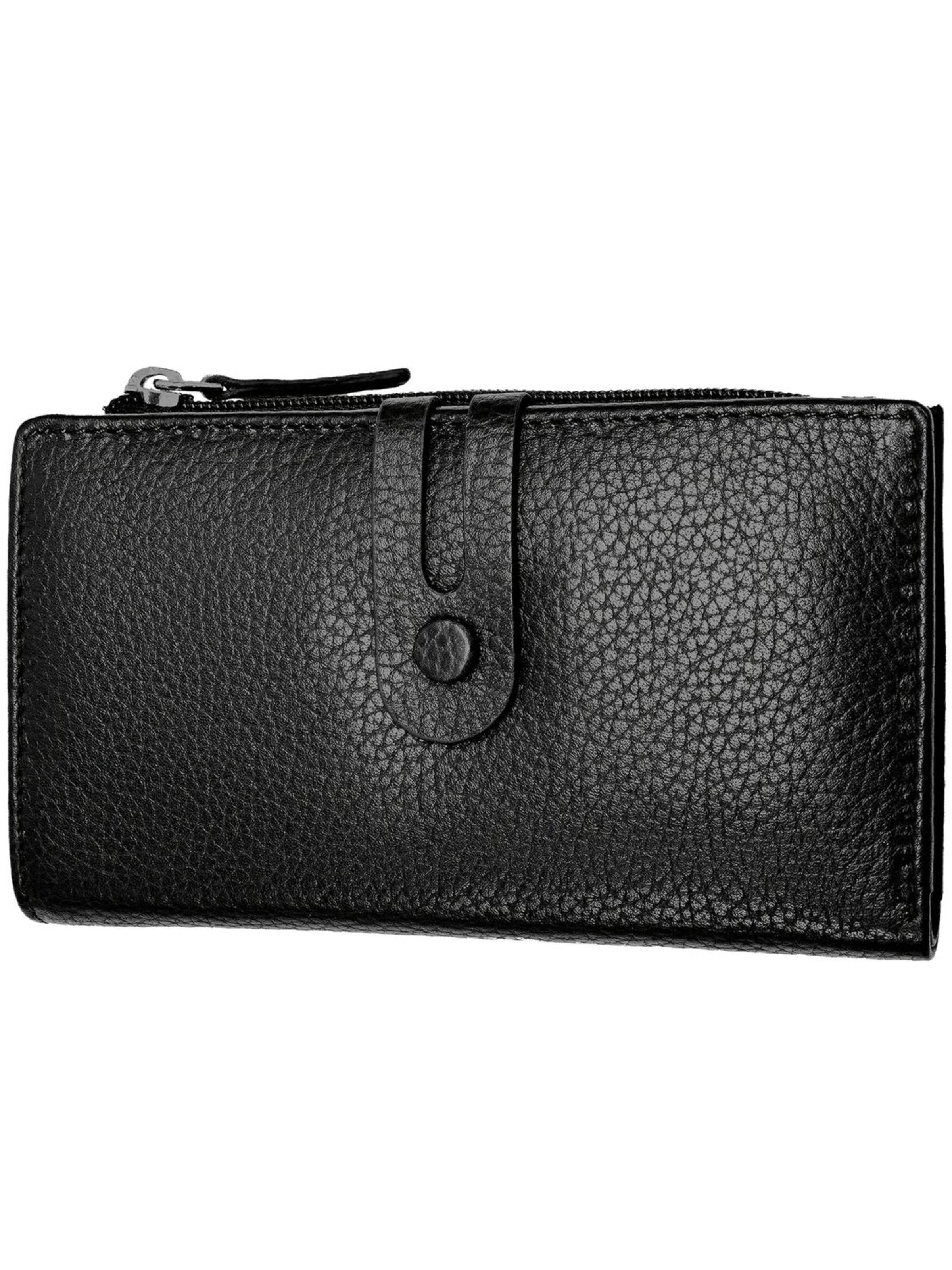 Florence Wallet in Black: front
