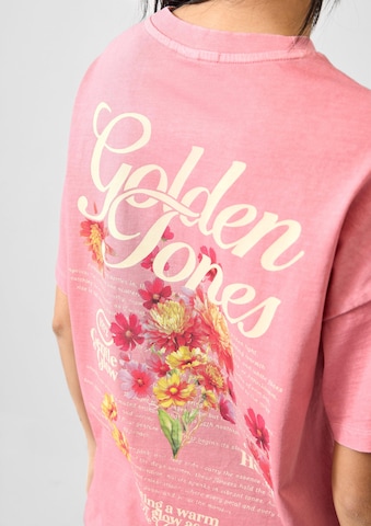 T-shirt QS en rose : derrière