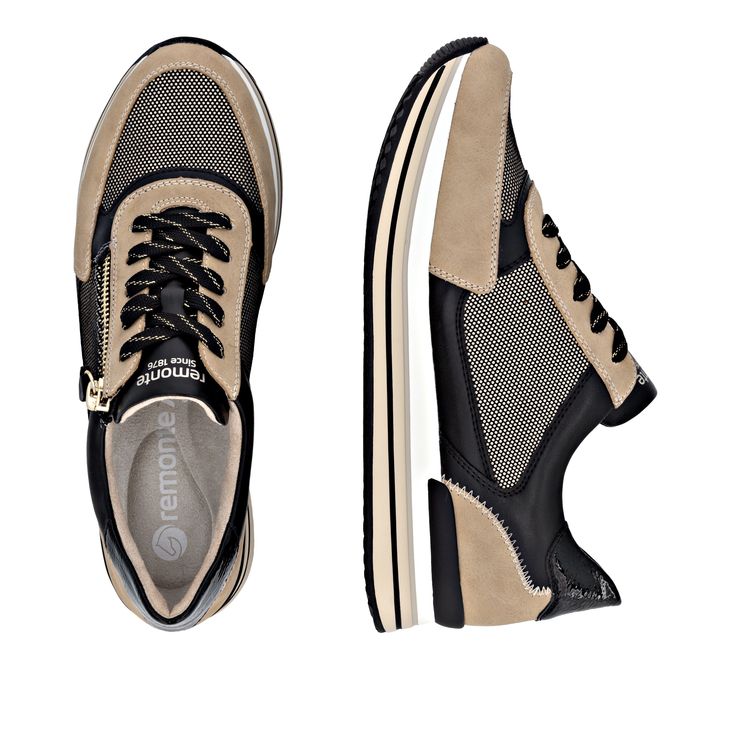 REMONTE Sneaker 'D1328' in Schwarz