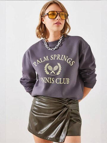 Sweat-shirt Bianco Lucci en gris