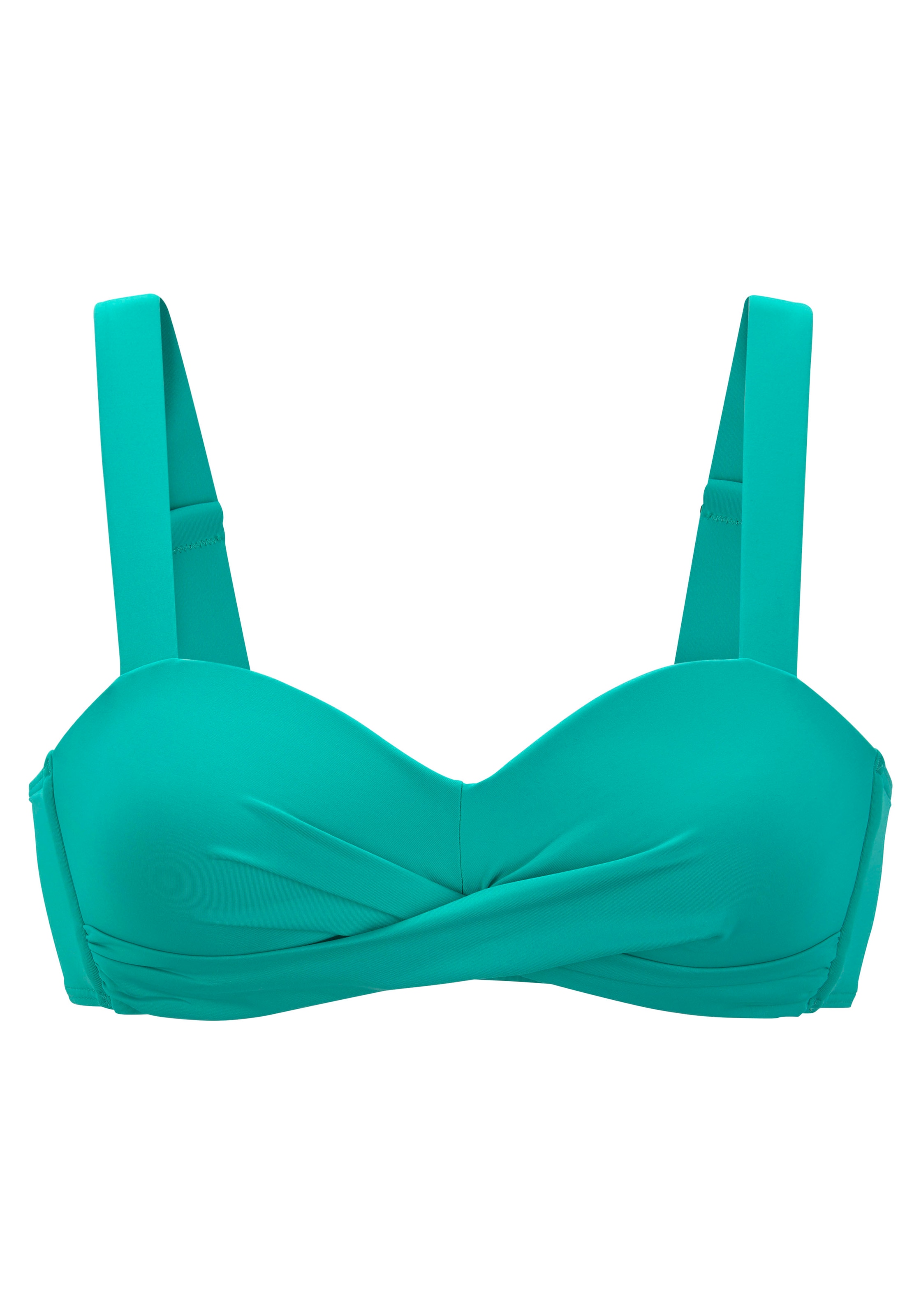 Top per bikini di LASCANA in verde: frontale