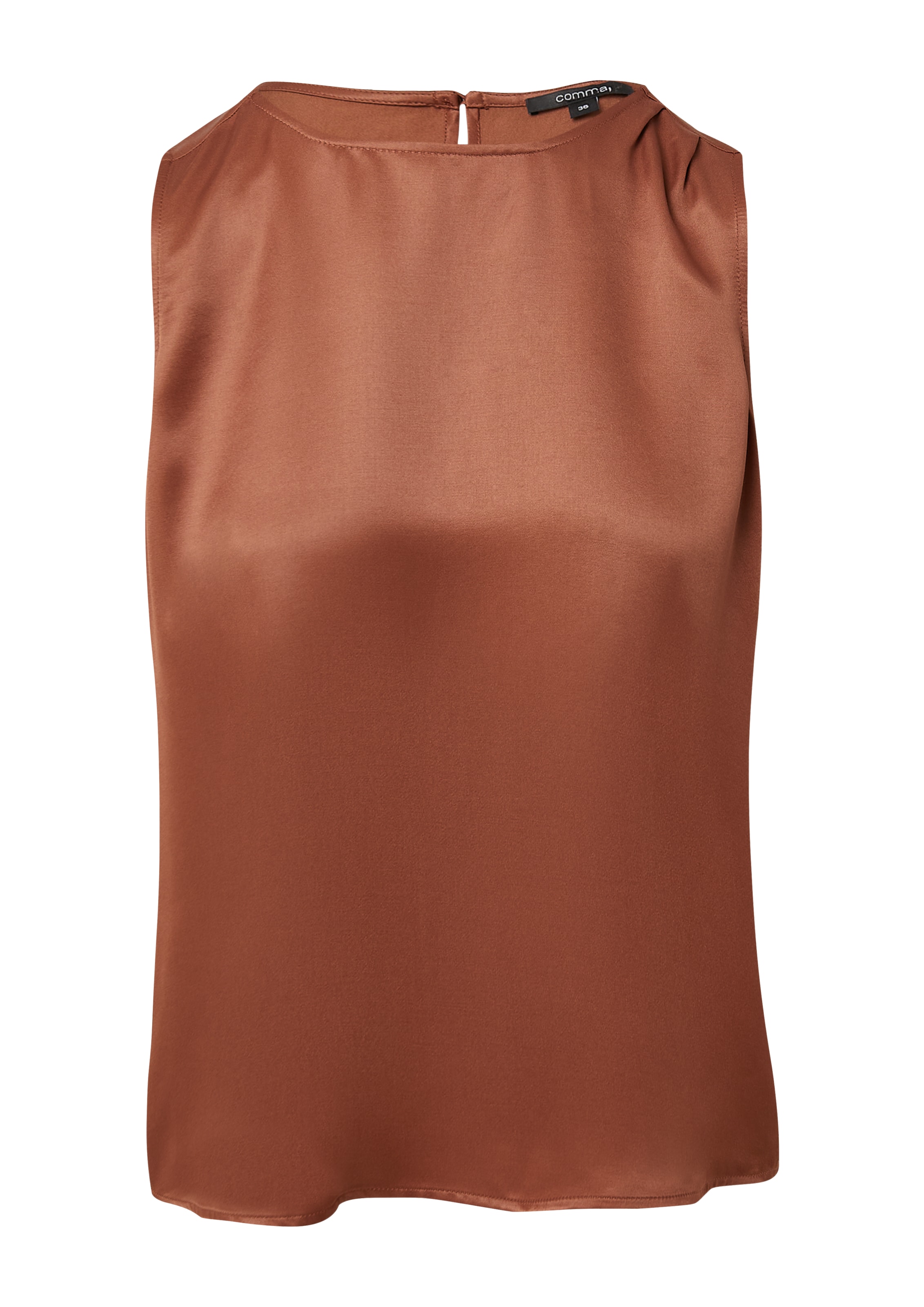 COMMA Bluse in Braun: Vorderseite