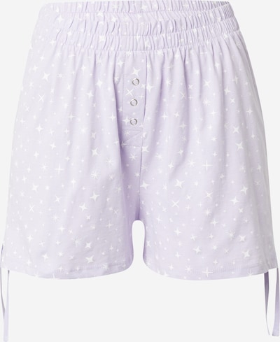 Cotton On Body Pyjamahose in pastelllila / weiß, Produktansicht