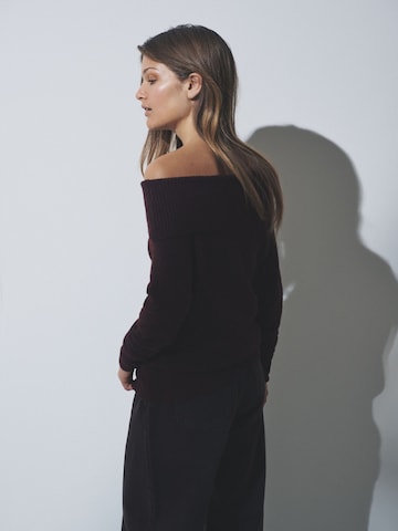 The Set Sweater in Red