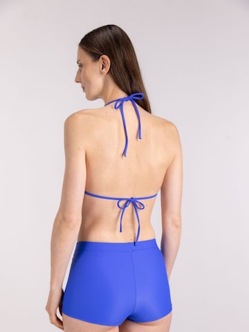 WALLIEN Triangle Bikini Top 'Triangle' in Blue