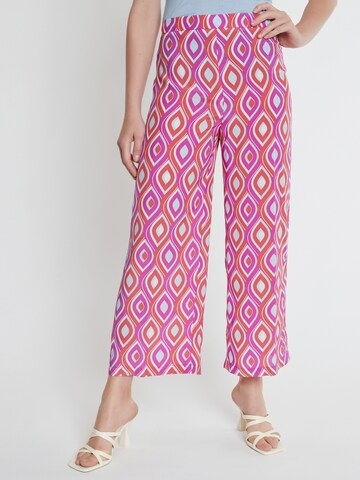 Ana Alcazar Wide leg Broek ' Kalea ' in Gemengde kleuren: voorkant