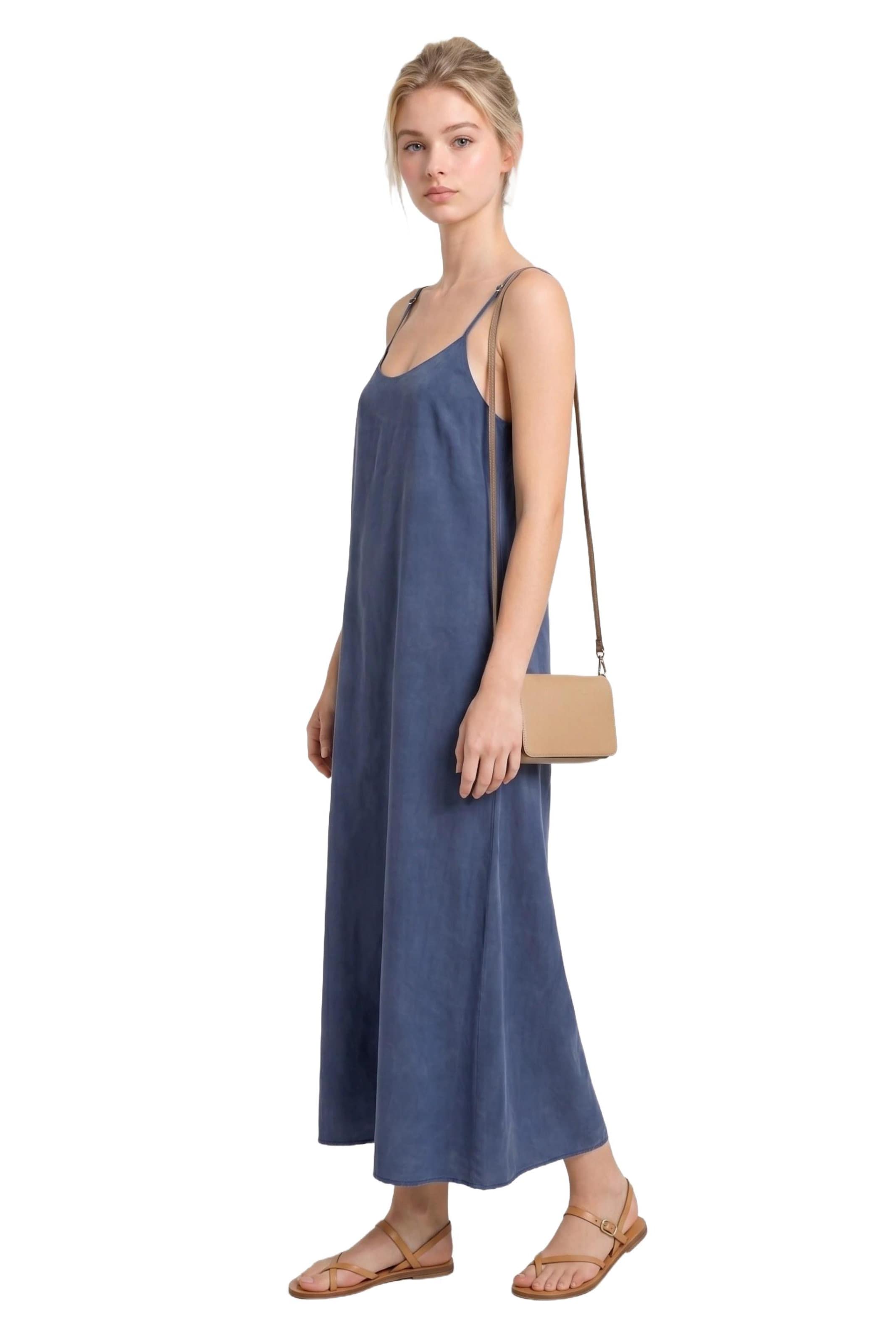 No Matter What Dress in Blue