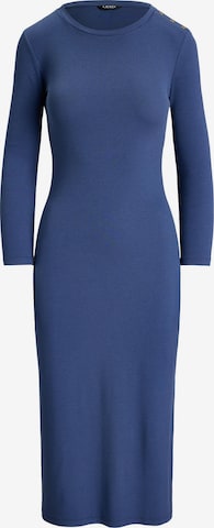 Rochie de la Lauren Ralph Lauren pe albastru: față