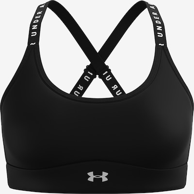 UNDER ARMOUR Soutien-gorge de sport 'Infinity' en noir / blanc, Vue avec produit