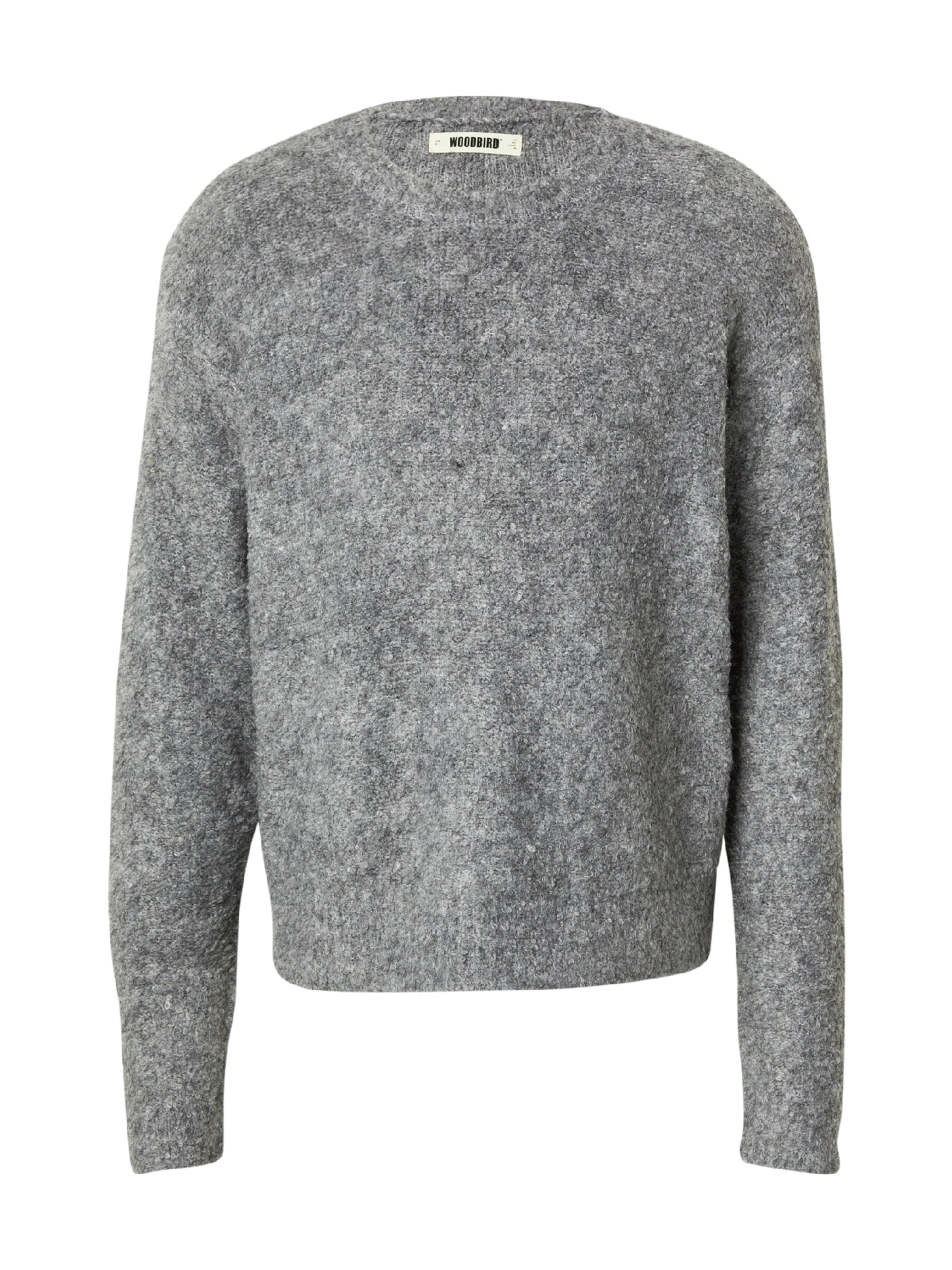 Pull-over 'Kurt' Woodbird en gris : devant