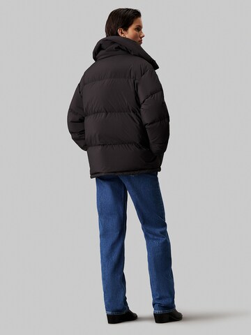 Calvin Klein Jeans Зимняя куртка в Черный