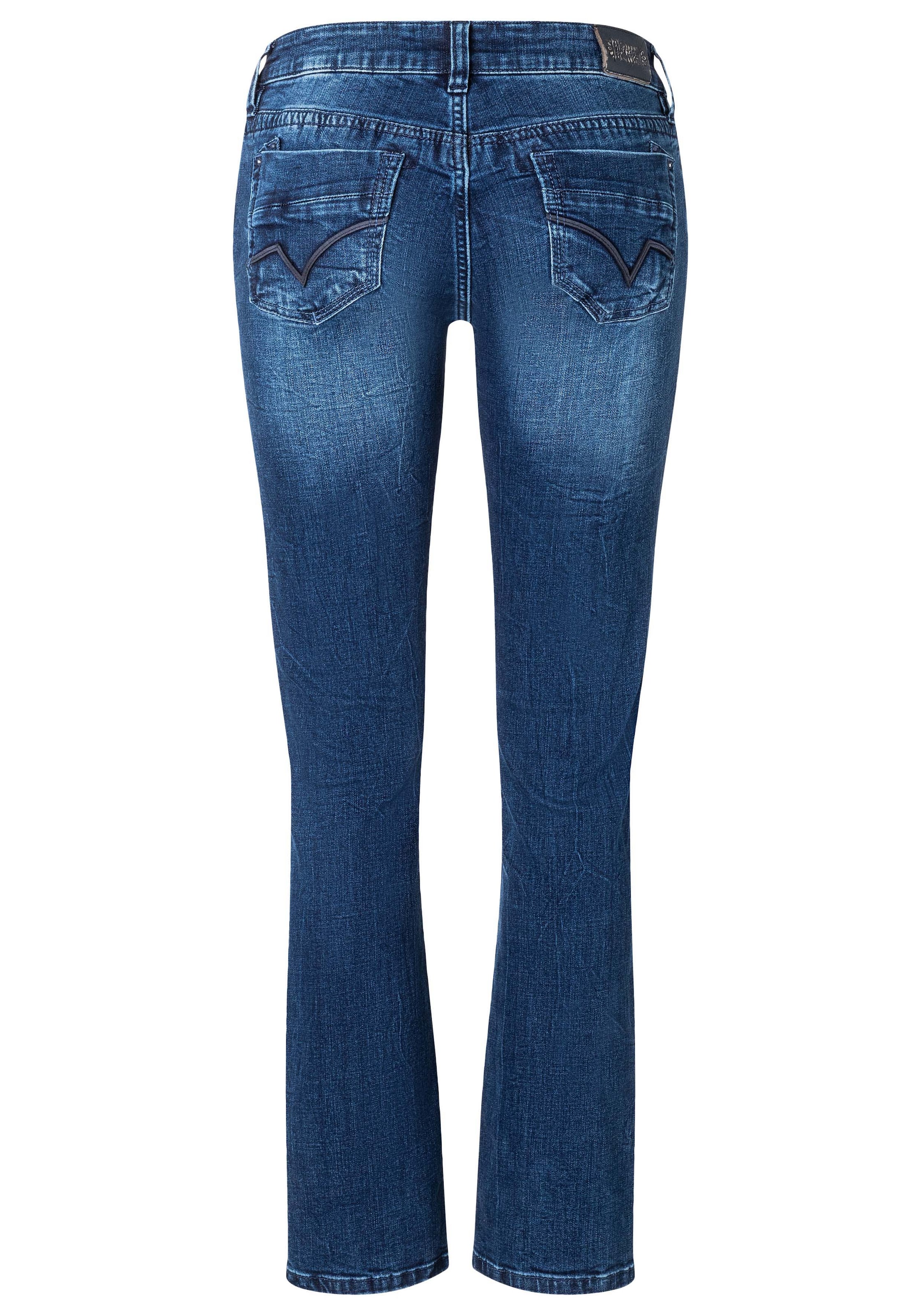 Coupe slim Jean 'Tahila' TIMEZONE en bleu