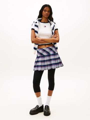 balta Tommy Jeans Marškinėliai